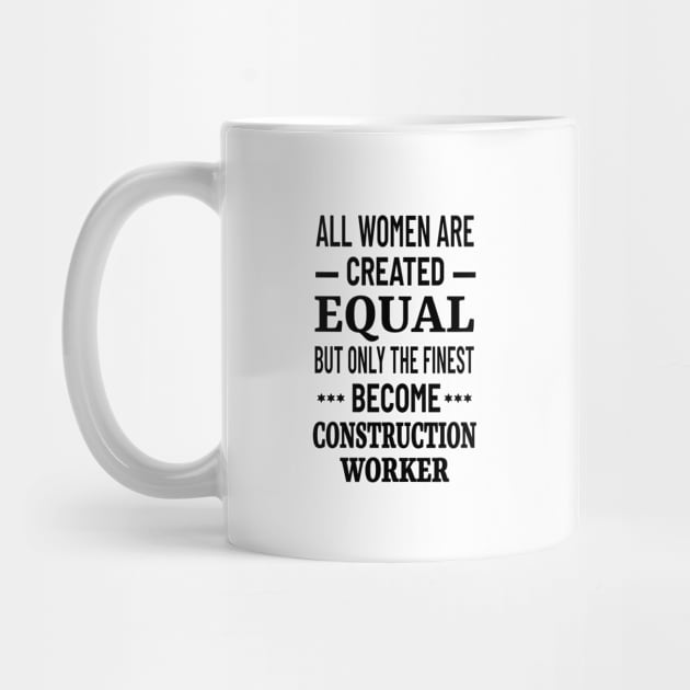 Construction Worker - Women in Construction by Petalprints